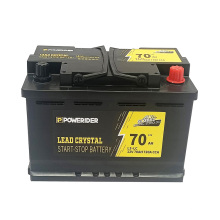 12v 70ah lead crystal agm start stop battery